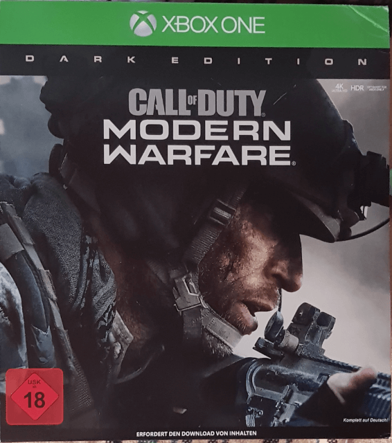 Call Of Duty 4 Modern Warfare box art for Xbox One
